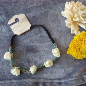 🌷SALE🌷NEW Beaded Rose Headband